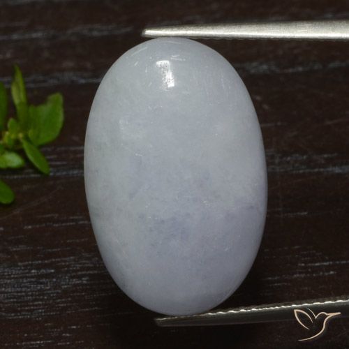 15.02 ct Gray Jadeite, 20.8 x 13.6 mm Oval Cut From Myanmar, Photo A