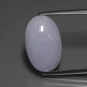 8.65 ct Blue Jadeite Gemstone, Jadeite Gem in Oval Cabochon Shape for Sale.