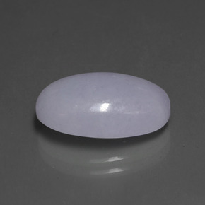 8.65 ct Blue Jadeite Stone, Natural Jadeite in Oval Cabochon Shape for Sale