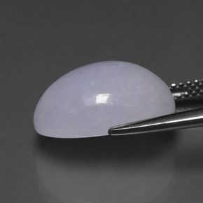 Jadeite Gemstone in 16 x 12 mm (calibrated) Size for Sale, Jadeite Stone in Lavender Color