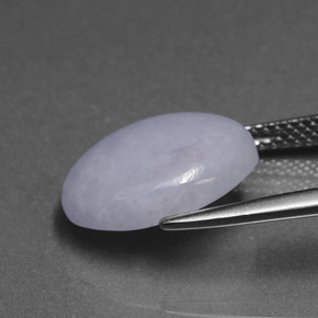 Jadeite Gemstone in 14 x 12 mm (calibrated) Size for Sale, Jadeite Stone in Lavender Color