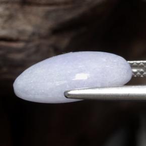 Jadeite Gemstone in 15 x 10 mm (calibrated) Size for Sale, Jadeite Stone in Light Violet Color