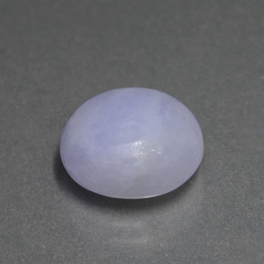 7.18 ct Blue Jadeite Stone, Natural Jadeite in Round Cabochon Shape for Sale