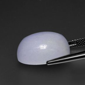 Jadeite Gemstone in 17.1 x 14.1 mm Size for Sale, Jadeite Stone in Lavender Color