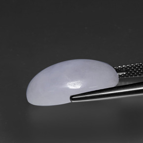 Jadeite Gemstone in 18 x 13 mm (calibrated) Size for Sale, Jadeite Stone in Lavender Color