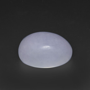 15.97 ct Blue Jadeite Stone, Natural Jadeite in Oval Cabochon Shape for Sale
