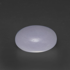 15.81 ct Blue Jadeite Stone, Natural Jadeite in Oval Cabochon Shape for Sale