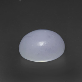 14.60 ct Blue Jadeite Stone, Natural Jadeite in Oval Cabochon Shape for Sale