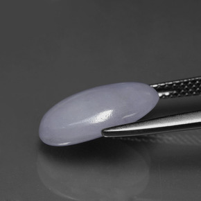 Jadeite Gemstone in 13.5 x 8.2 mm Size for Sale, Jadeite Stone in Lavender Color