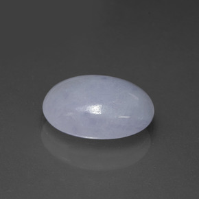 4.23 ct Blue Jadeite Stone, Natural Jadeite in Oval Cabochon Shape for Sale