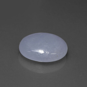 3.97 ct Blue Jadeite Stone, Natural Jadeite in Oval Cabochon Shape for Sale