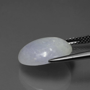 Jadeite Gemstone in 14 x 12 mm (calibrated) Size for Sale, Jadeite Stone in Lavender Color