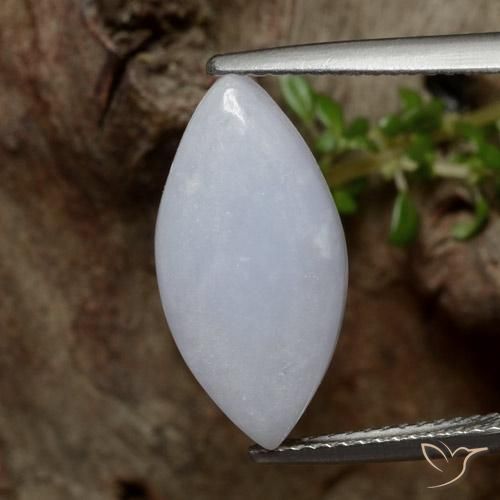 5.79 ct Gray Jadeite, 17.9 x 9 mm Marquise Cut From Myanmar, Photo A