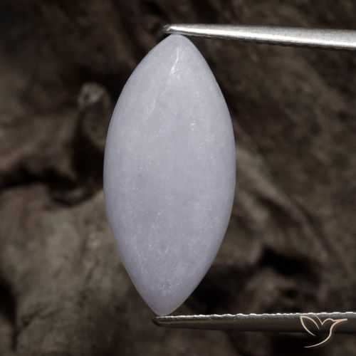 4,9 ct marquise schliff Jade aus Myanmar, Größe: 18,7 x 8,8mm, Reinheit: Translucent, Garantiert echter Edelstein, 1 Stück Jade in Grau Farbe, Mohs-Härte von 6 - 6,5, Photo A