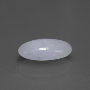 2.81 ct Blue Jadeite Stone, Natural Jadeite in Oval Cabochon Shape for Sale