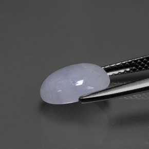 Jadeite Gemstone in 10 x 8 mm (calibrated) Size for Sale, Jadeite Stone in Lavender Color