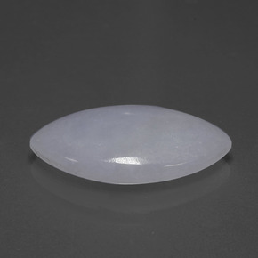 6.33 ct Green Jadeite Stone, Natural Jadeite in Marquise Cabochon Shape for Sale