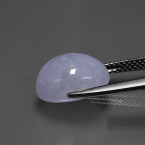 Jadeite Gemstone in 12 x 10 mm (calibrated) Size for Sale, Jadeite Stone in Lavender Color