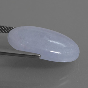 Jadeite Gemstone in 20.2 x 14.4 mm Size for Sale, Jadeite Stone in Lavender Color