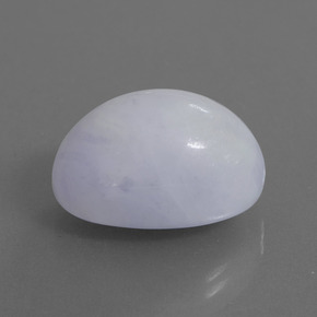 24.47 ct Blue Jadeite Stone, Natural Jadeite in Oval Cabochon Shape for Sale