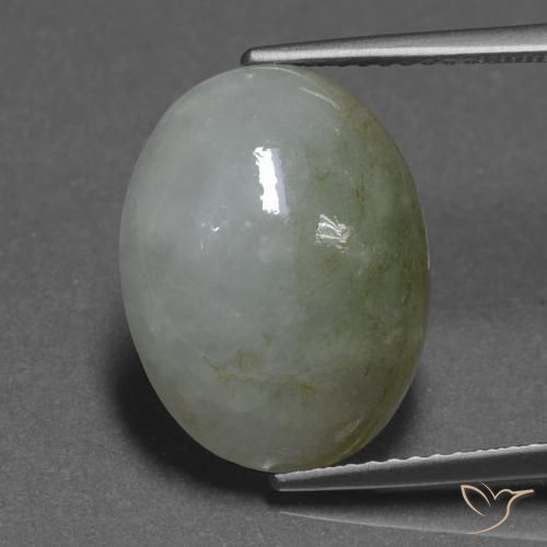 9.86 ct Green Jadeite, 16.2 x 12.3 mm Oval Cut From Myanmar, Photo A