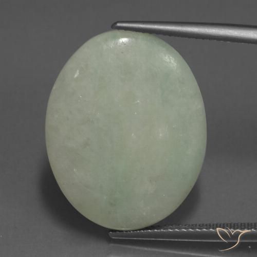 23.4 ct Green Jadeite, 24.2 x 19.1 mm Oval Cut From Myanmar, Photo A
