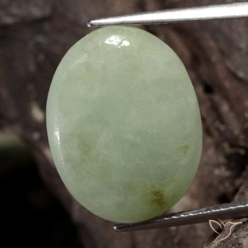 12.72 ct Green Jadeite, 19.1 x 14.6 mm Oval Cut From Myanmar, Photo A