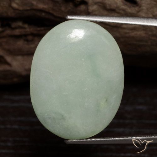 19.82 ct Green Jadeite, 24.1 x 18.7 mm Oval Cut From Myanmar, Photo A