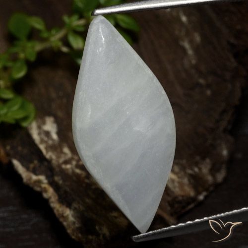 6.74ct Natural Grayish White Jadeite, Marquise, Translucent