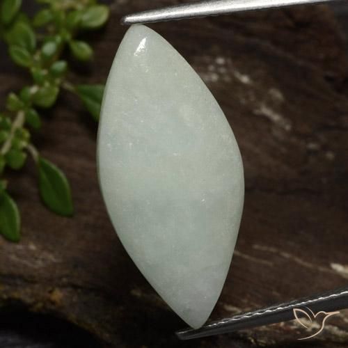 8.14 ct Green Jadeite, 21.9 x 10.1 mm Marquise Cut From Myanmar, Photo A