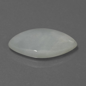 4.26 ct Green Jadeite Stone, Natural Jadeite in Marquise Cabochon Shape for Sale