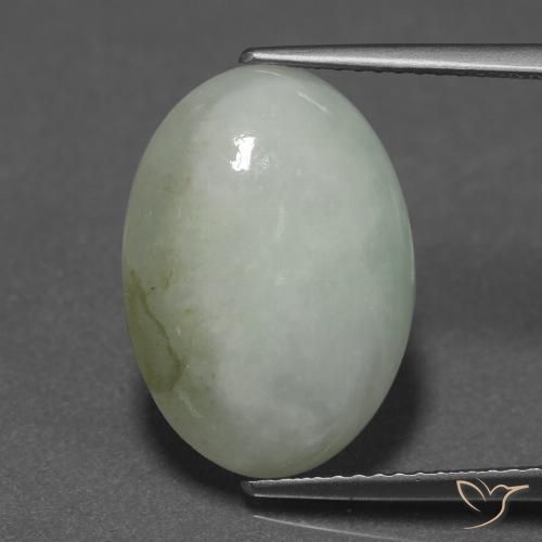 10.28 ct Green Jadeite, 17.2 x 12.4 mm Oval Cut From Myanmar, Photo A