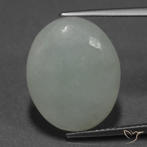 10.18 ct Green Jadeite, 18 x 14.6 mm Oval Cut From Myanmar, Photo A