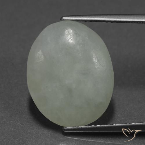 9.66 ct Green Jadeite, 17.2 x 14 mm Oval Cut From Myanmar, Photo A
