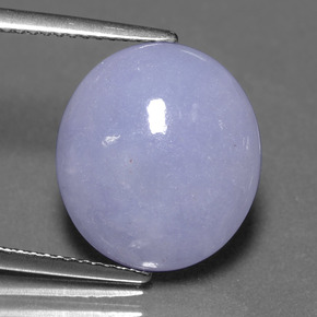 8.93 ct Blue Jadeite Gemstone, Jadeite Gem in Oval Cabochon Shape for Sale.