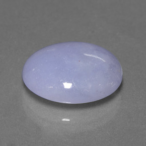 8.93 ct Blue Jadeite Stone, Natural Jadeite in Oval Cabochon Shape for Sale
