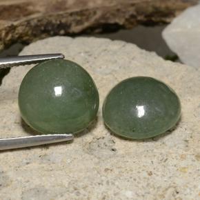 6.2ct Round Cabochon Green Jadeite Gem for sale 6.2ct Round Cabochon Green Jadeite Gem (ID: 470587)