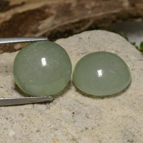 16.1ct Round Cabochon Green Jadeite for sale thumb image of 16.1ct Round Cabochon Green Jadeite (ID: 470588)