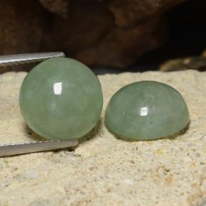16.1ct Round Cabochon Green Jadeite for sale thumb image of 16.1ct Round Cabochon Green Jadeite (ID: 470598)