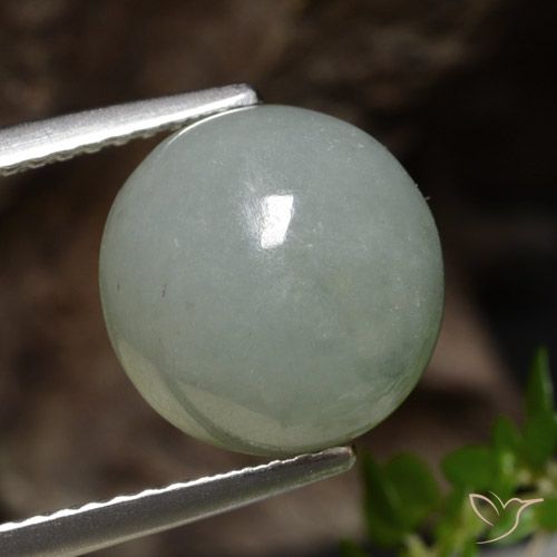 6.51 ct Green Jadeite, 10.4 mm Round Cut From Myanmar, Photo A