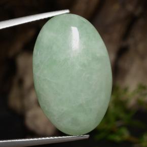 27.8ct Oval Cabochon Green Jadeite for sale thumb image of 27.8ct Oval Cabochon Green Jadeite (ID: 471383)
