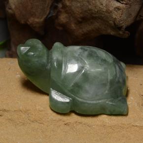117.5ct Carved Turtle Green Jadeite for sale thumb image of 117.5ct Carved Turtle Green Jadeite (ID: 474437)