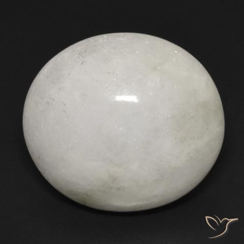 21.10ct Natural Light Grey Jadeite, Oval, Translucent