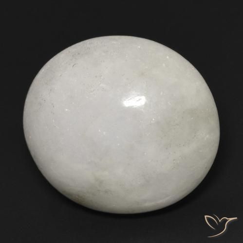 21.10 ct Gray Jadeite Stone, Natural Jadeite in Oval Cabochon Shape for Sale