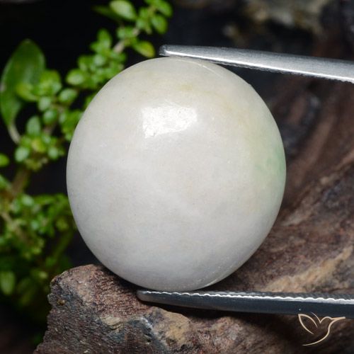 21.29 ct Gray Jadeite, 18.8 x 17.8 mm Oval Cut From Myanmar, Photo A