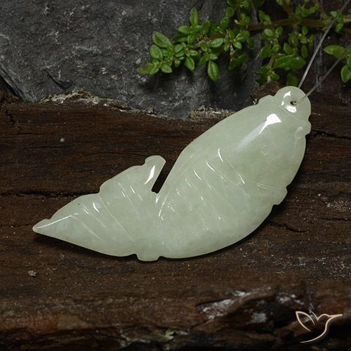 30.94ct Natural Medium Green Jadeite, Fancy, Translucent