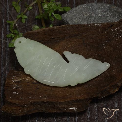 26.69ct Natural Grayish Green Jadeite, Fancy, Translucent