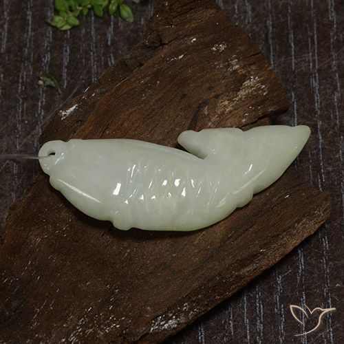40.04ct Natural Grayish Green Jadeite, Fancy, Translucent