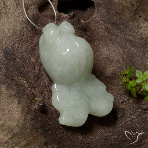 34.80ct Natural Grayish Green Jadeite, Fancy, Translucent