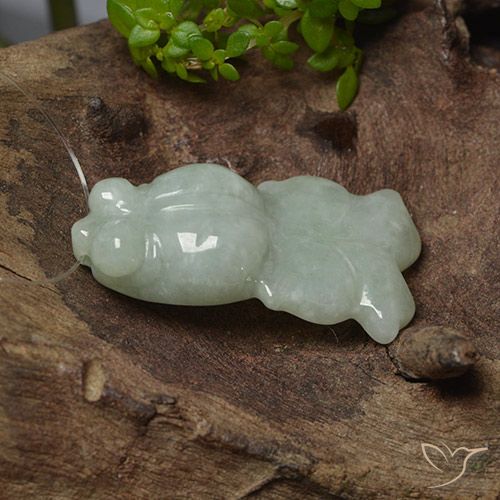 21.69ct Natural Medium Green Jadeite, Fancy, Translucent